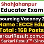 UP Shahjahanpur ECCE Educator Recruitment 2026